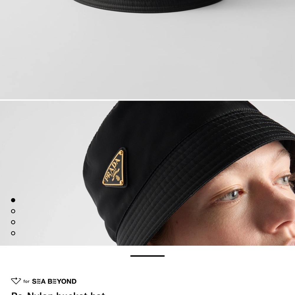 Prada Classic Black Hat